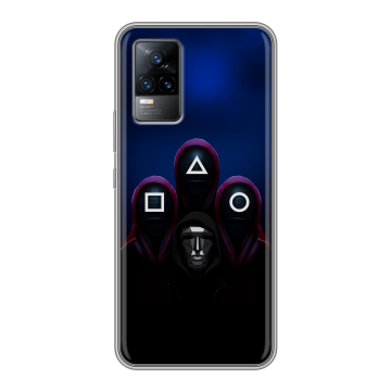Силиконовый чехол на Vivo V21e с принтом Игра Кальмара Силиконовый чехол на Vivo V21e с принтом Игра Кальмара