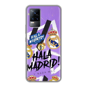 Силиконовый чехол на Vivo V21e с принтом Real Madrid Реал Мадрид