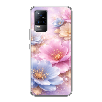 Силиконовый чехол на Vivo V21e с принтом женский Силиконовый чехол на Vivo V21e с принтом женский
