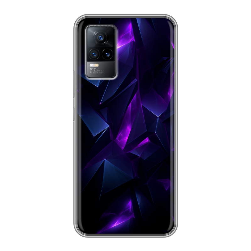 Силиконовый чехол на Vivo V21e с принтом Абстракиция Силиконовый чехол на Vivo V21e с принтом Абстракиция