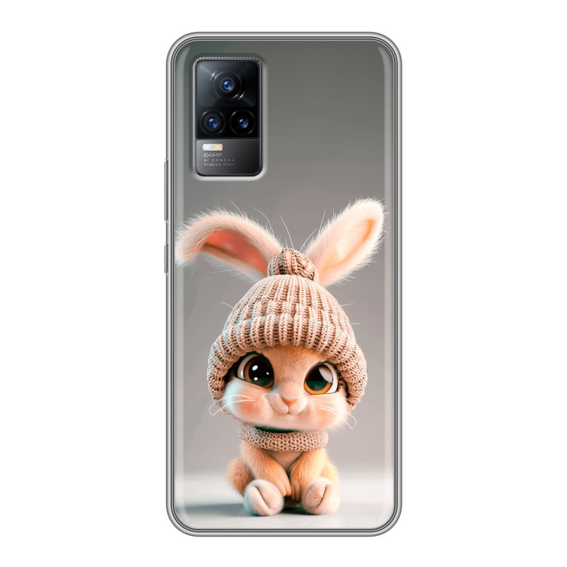 Силиконовый чехол на Vivo V21e с принтом Кролик Силиконовый чехол на Vivo V21e с принтом Кролик