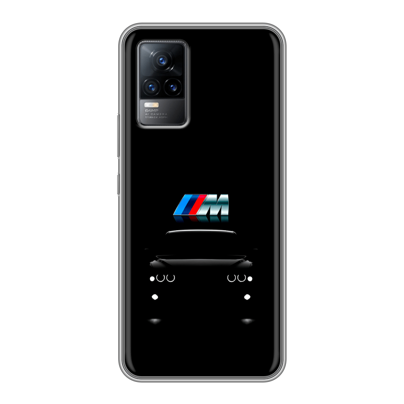 Силиконовый чехол на Vivo V21e с принтом БМВ BMW Силиконовый чехол на Vivo V21e с принтом БМВ BMW