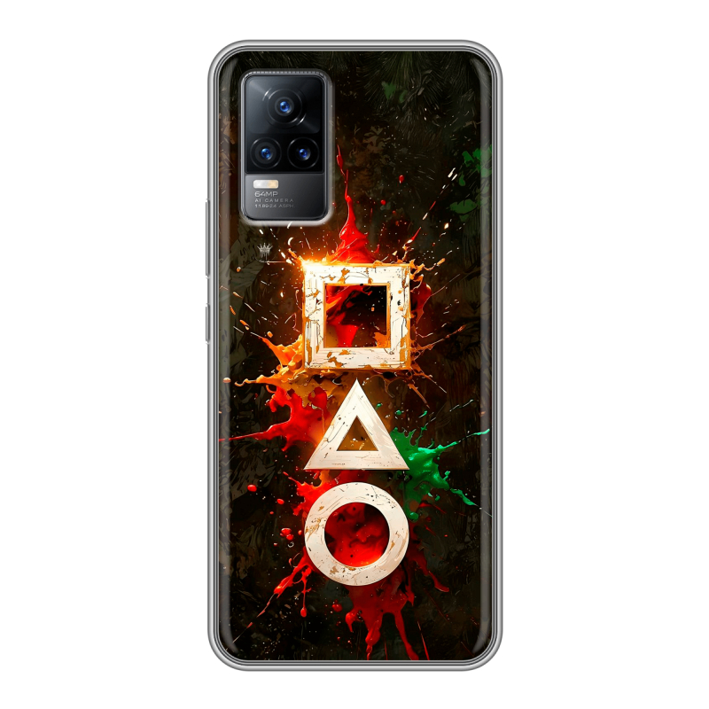 Силиконовый чехол на Vivo V21e с принтом Squid Game Игра кальмара Силиконовый чехол на Vivo V21e с принтом Squid Game Игра кальмара