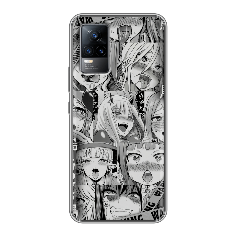 Силиконовый чехол на Vivo V21e с принтом Ahegao Ахегао Аниме Силиконовый чехол на Vivo V21e с принтом Ahegao Ахегао Аниме