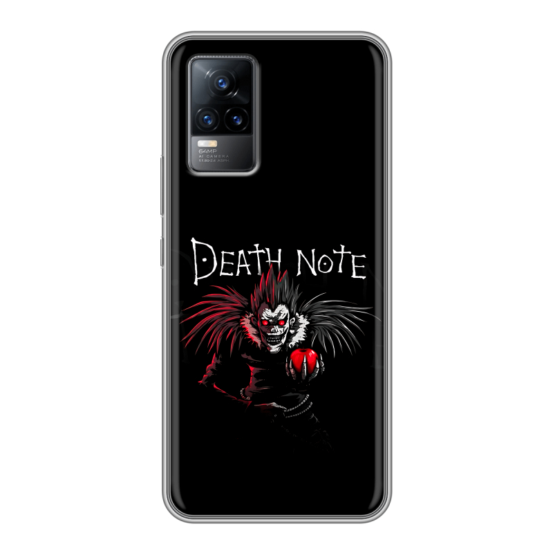 Силиконовый чехол на Vivo V21e с принтом Death note Тетрадь смерти Силиконовый чехол на Vivo V21e с принтом Death note Тетрадь смерти