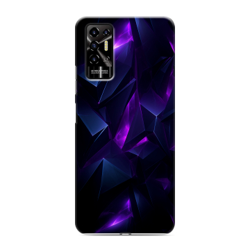 Силиконовый противоударный чехол на Tecno Pova 2 с принтом Абстракиция Силиконовый противоударный чехол на Tecno Pova 2 с принтом Абстракиция