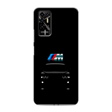 Силиконовый противоударный чехол на Tecno Pova 2 с принтом БМВ BMW