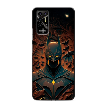 Силиконовый противоударный чехол на Tecno Pova 2 с принтом Batman Бэтмен