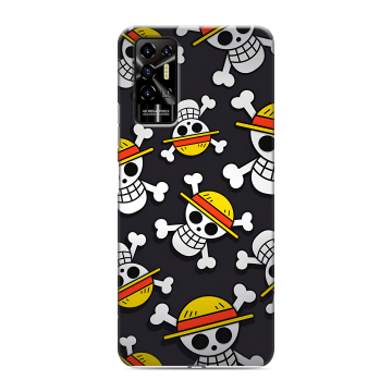 Силиконовый противоударный чехол на Tecno Pova 2 с принтом One Piece Ван Пис