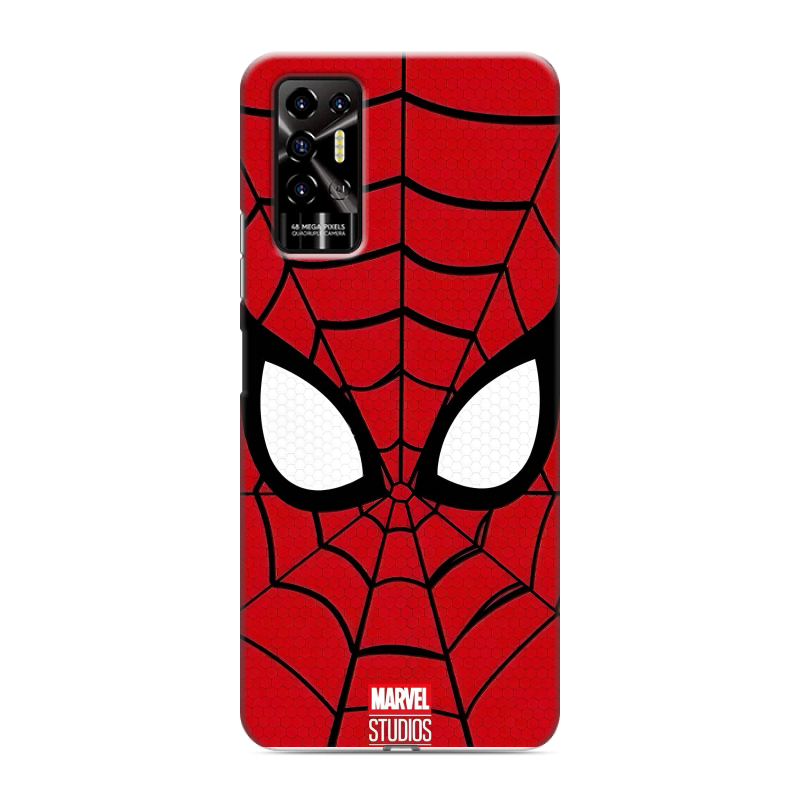 Силиконовый противоударный чехол на Tecno Pova 2 с принтом человек паук spiderman Силиконовый противоударный чехол на Tecno Pova 2 с принтом человек паук spiderman