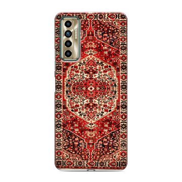 Силиконовый чехол на Tecno Camon 17P с принтом Ковер