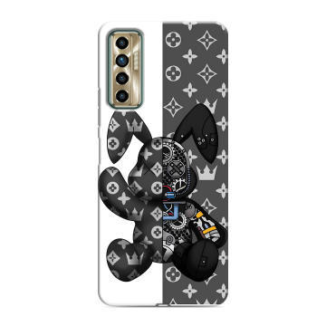 Силиконовый чехол на Tecno Camon 17P с принтом Луи робот