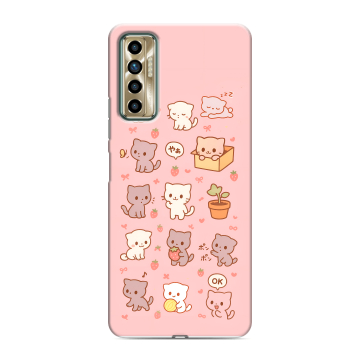 Силиконовый чехол на Tecno Camon 17P с принтом Hello Kitty Хелоу Кити Силиконовый чехол на Tecno Camon 17P с принтом Hello Kitty Хелоу Кити