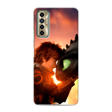 Силиконовый чехол на Tecno Camon 17P с принтом Как приручить дракона Силиконовый чехол на Tecno Camon 17P с принтом Как приручить дракона