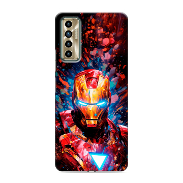 Силиконовый чехол на Tecno Camon 17P с принтом Железный человек Ironman Силиконовый чехол на Tecno Camon 17P с принтом Железный человек Ironman