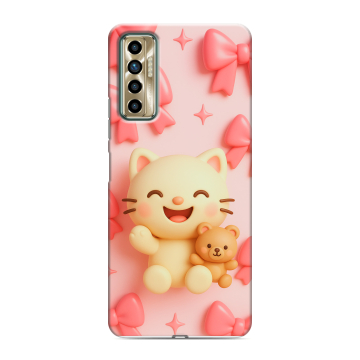 Силиконовый чехол на Tecno Camon 17P с принтом для девочек Силиконовый чехол на Tecno Camon 17P с принтом для девочек