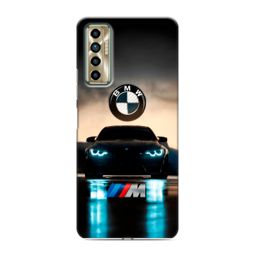 Силиконовый чехол на Tecno Camon 17P с принтом БМВ BMW Силиконовый чехол на Tecno Camon 17P с принтом БМВ BMW