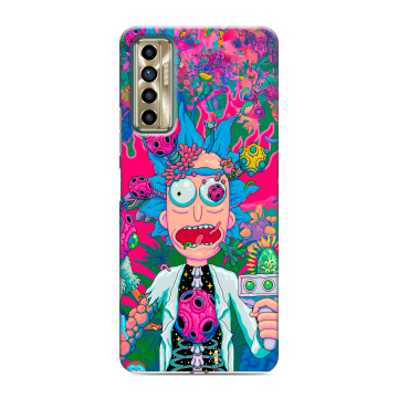 Силиконовый чехол на Tecno Camon 17P с принтом Рик и Морти Rick Morty Силиконовый чехол на Tecno Camon 17P с принтом Рик и Морти Rick Morty