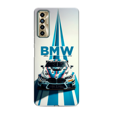 Силиконовый чехол на Tecno Camon 17P с принтом БМВ BMW Силиконовый чехол на Tecno Camon 17P с принтом БМВ BMW