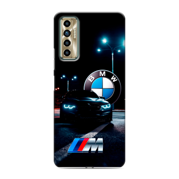Силиконовый чехол на Tecno Camon 17P с принтом БМВ BMW Силиконовый чехол на Tecno Camon 17P с принтом БМВ BMW