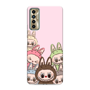 Силиконовый чехол на Tecno Camon 17P с принтом Лабубу Силиконовый чехол на Tecno Camon 17P с принтом Лабубу