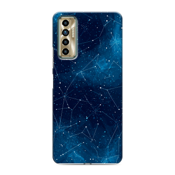 Силиконовый чехол на Tecno Camon 17P с принтом Космос звезды Силиконовый чехол на Tecno Camon 17P с принтом Космос звезды