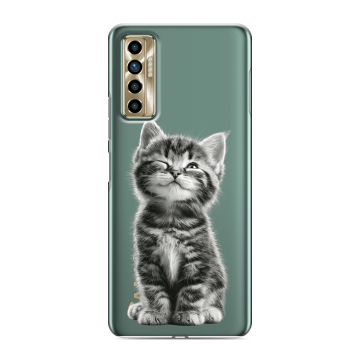 Силиконовый чехол на Tecno Camon 17P с принтом Котенок Силиконовый чехол на Tecno Camon 17P с принтом Котенок