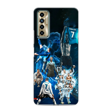 Силиконовый чехол на Tecno Camon 17P с принтом Реал Роналдо Силиконовый чехол на Tecno Camon 17P с принтом Реал Роналдо