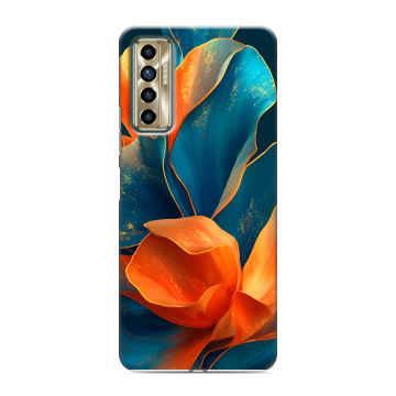 Силиконовый чехол на Tecno Camon 17P с принтом Цветы Силиконовый чехол на Tecno Camon 17P с принтом Цветы