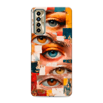 Силиконовый чехол на Tecno Camon 17P с принтом Модный принт Силиконовый чехол на Tecno Camon 17P с принтом Модный принт