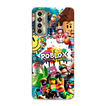 Силиконовый чехол на Tecno Camon 17P с принтом Roblox Роблокс Силиконовый чехол на Tecno Camon 17P с принтом Roblox Роблокс