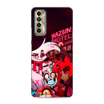 Силиконовый чехол на Tecno Camon 17P с принтом Hazbin Hotel Отель Хазбин Силиконовый чехол на Tecno Camon 17P с принтом Hazbin Hotel Отель Хазбин