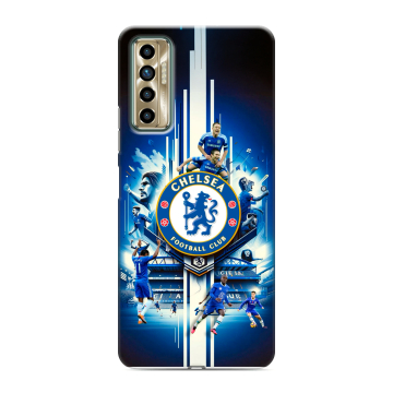 Силиконовый чехол на Tecno Camon 17P с принтом Chelsea Челси