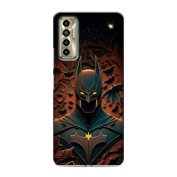 Силиконовый чехол на Tecno Camon 17P с принтом Batman Бэтмен
