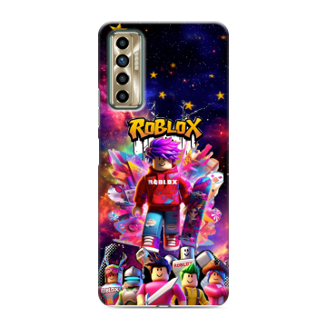Силиконовый чехол на Tecno Camon 17P с принтом Roblox Роблокс Силиконовый чехол на Tecno Camon 17P с принтом Roblox Роблокс