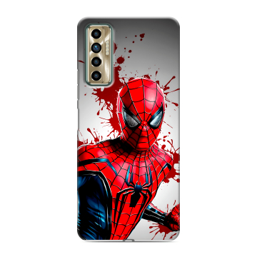 Силиконовый чехол на Tecno Camon 17P с принтом Spiderman Человек паук Силиконовый чехол на Tecno Camon 17P с принтом Spiderman Человек паук