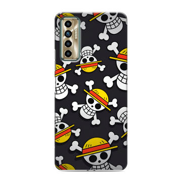 Силиконовый чехол на Tecno Camon 17P с принтом One Piece Ван Пис