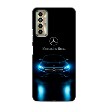 Силиконовый чехол на Tecno Camon 17P с принтом Mercedes Мерседес