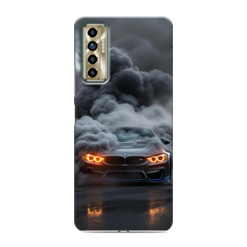 Силиконовый чехол на Tecno Camon 17P с принтом BMW БМВ Силиконовый чехол на Tecno Camon 17P с принтом BMW БМВ