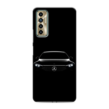 Силиконовый чехол на Tecno Camon 17P с принтом Mercedes Мерседес