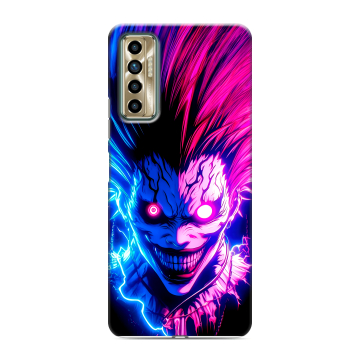 Силиконовый чехол на Tecno Camon 17P с принтом Death note Тетрадь смерти