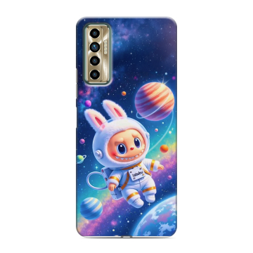 Силиконовый чехол на Tecno Camon 17P с принтом Labubu Лабубу Силиконовый чехол на Tecno Camon 17P с принтом Labubu Лабубу