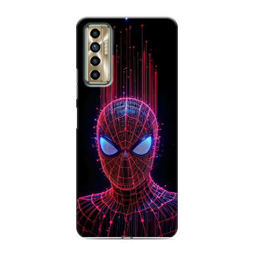 Силиконовый чехол на Tecno Camon 17P с принтом Spiderman Человек паук Силиконовый чехол на Tecno Camon 17P с принтом Spiderman Человек паук