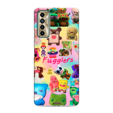 Силиконовый чехол на Tecno Camon 17P с принтом Флагер Fuggler