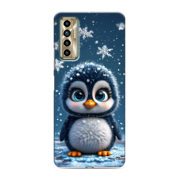 Силиконовый чехол на Tecno Camon 17P с принтом Новый год
