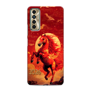 Силиконовый чехол на Tecno Camon 17P с принтом Новый год Силиконовый чехол на Tecno Camon 17P с принтом Новый год