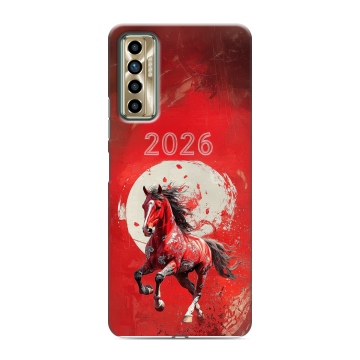 Силиконовый чехол на Tecno Camon 17P с принтом Новый год Силиконовый чехол на Tecno Camon 17P с принтом Новый год