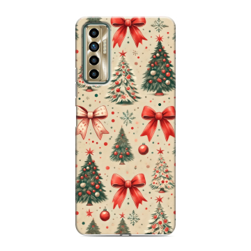Силиконовый чехол на Tecno Camon 17P с принтом Новый год Силиконовый чехол на Tecno Camon 17P с принтом Новый год
