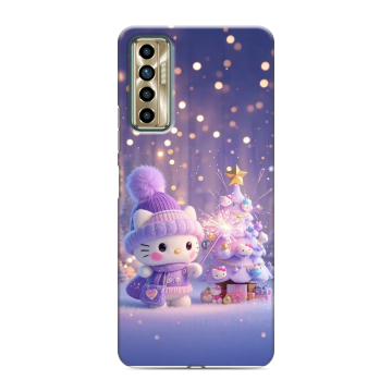 Силиконовый чехол на Tecno Camon 17P с принтом Новый год Силиконовый чехол на Tecno Camon 17P с принтом Новый год
