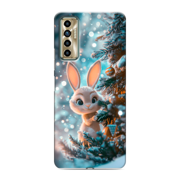 Силиконовый чехол на Tecno Camon 17P с принтом Новый год Силиконовый чехол на Tecno Camon 17P с принтом Новый год